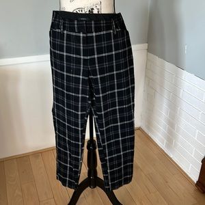NWOT Worthington black plaid dress pants